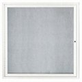 Aarco Aarco Products ODCC3636RW Outdoor Enclosed Bulletin Board - White ODCC3636RW